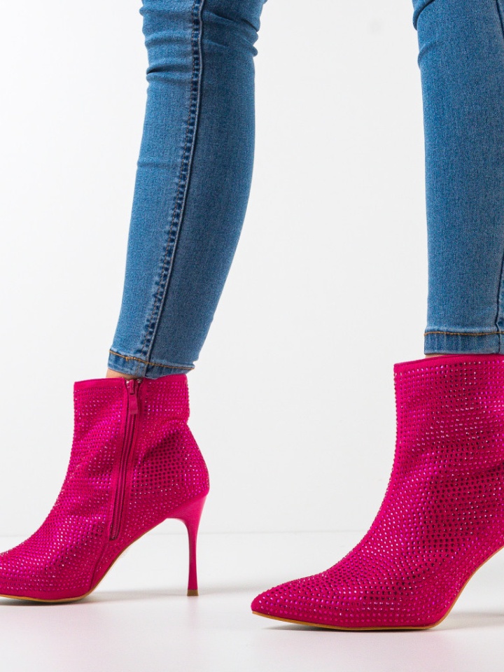 Botine dama Zayne Fuchsia