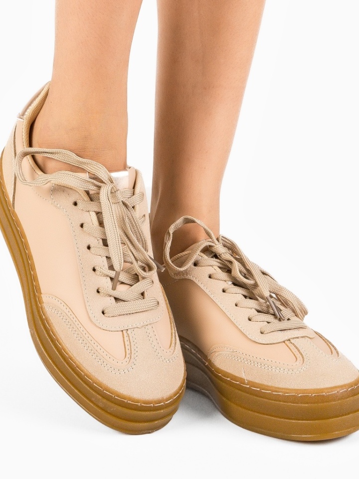 Sneakers dama Jaswin Khaki