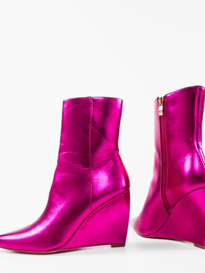 Botine dama Delila Fuchsia