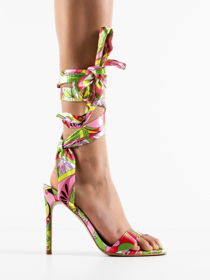 Sandale cu toc Brayd Negre