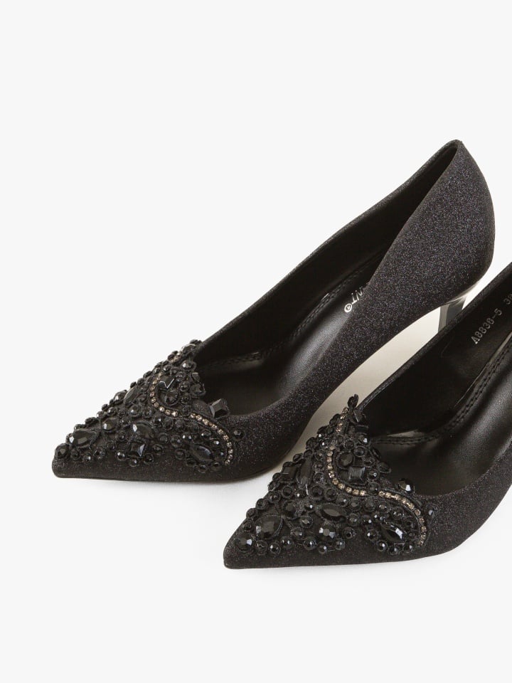 Pantofi stiletto dama Laurie Aurii 2