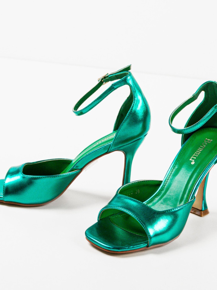 Sandale cu toc Honeyman Negre