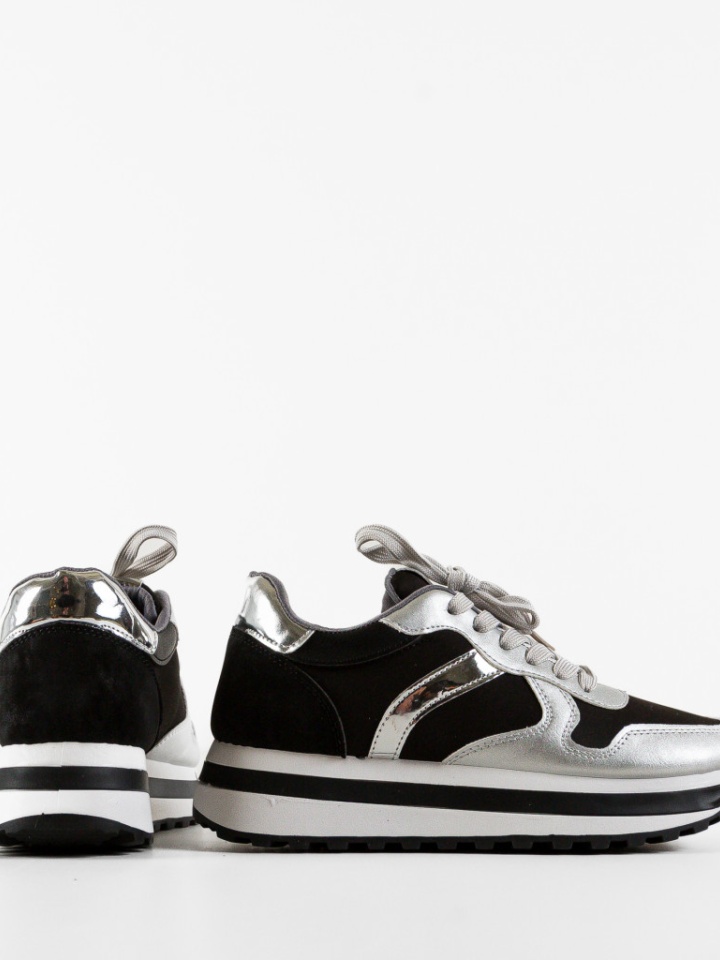 Pantofi Sport Agnes Argintii