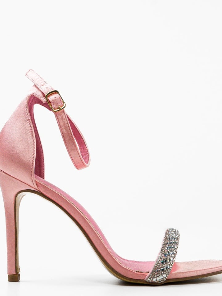 Sandale cu toc Eteset Roz