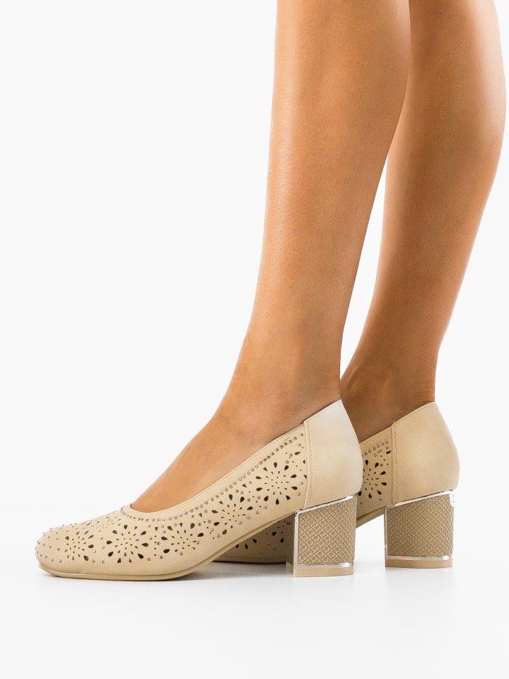 Pantofi dama Curtis Bej