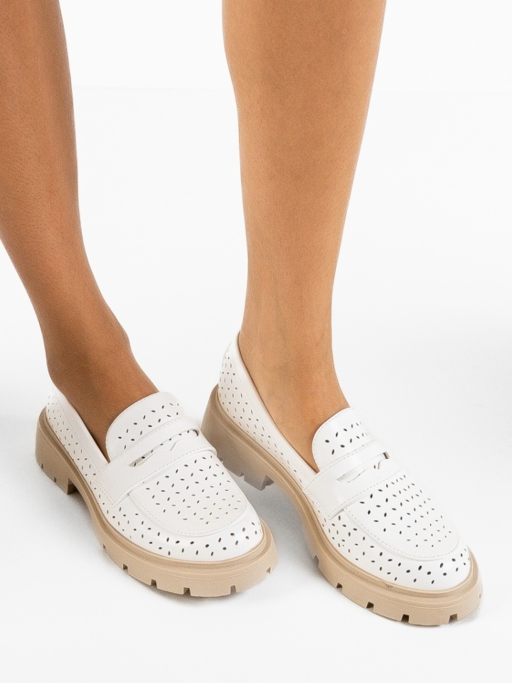 Pantofi Casual Krato Albi