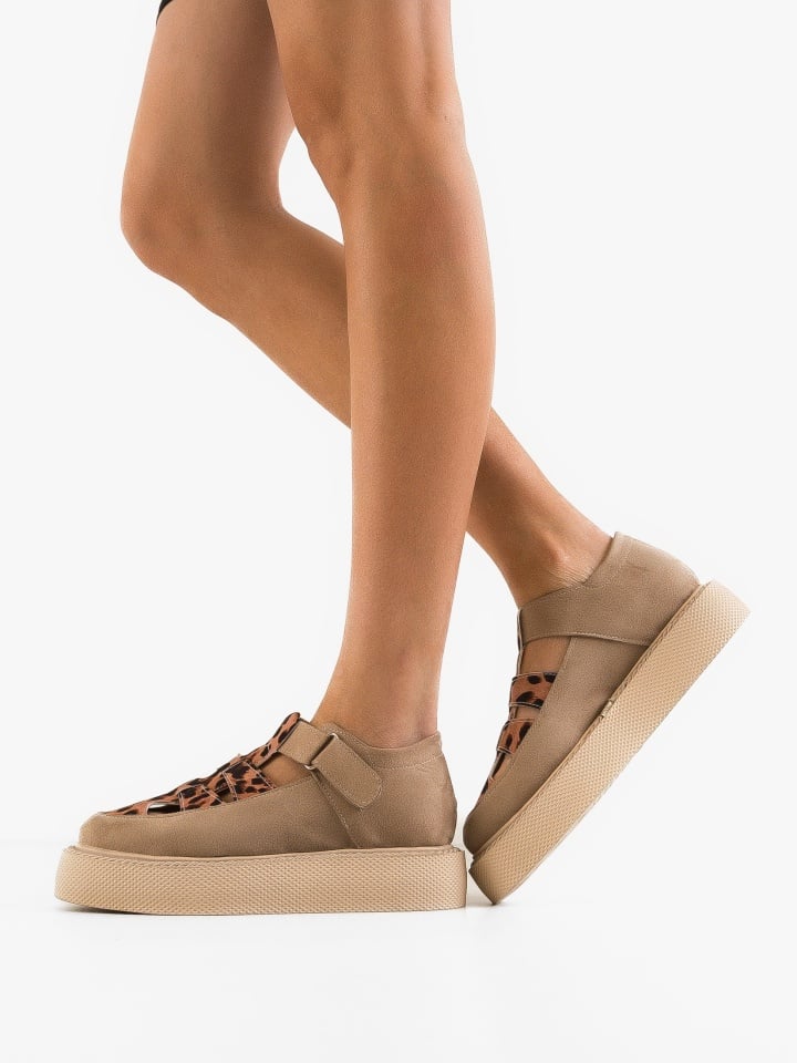 Pantofi Casual Gryndy Bej