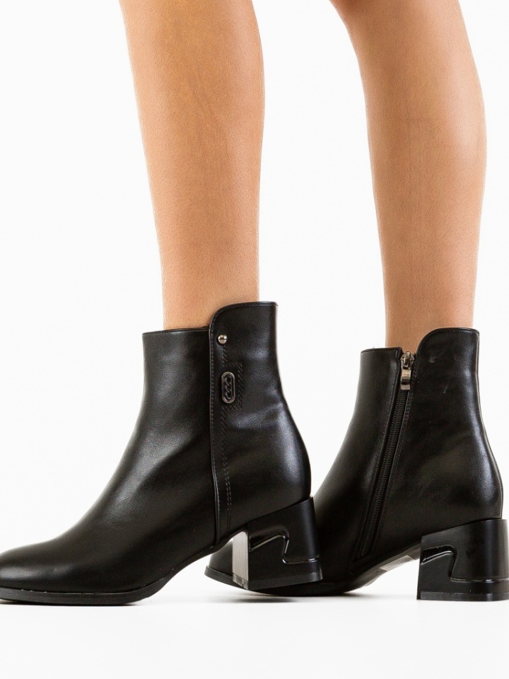Botine dama Musat Negre