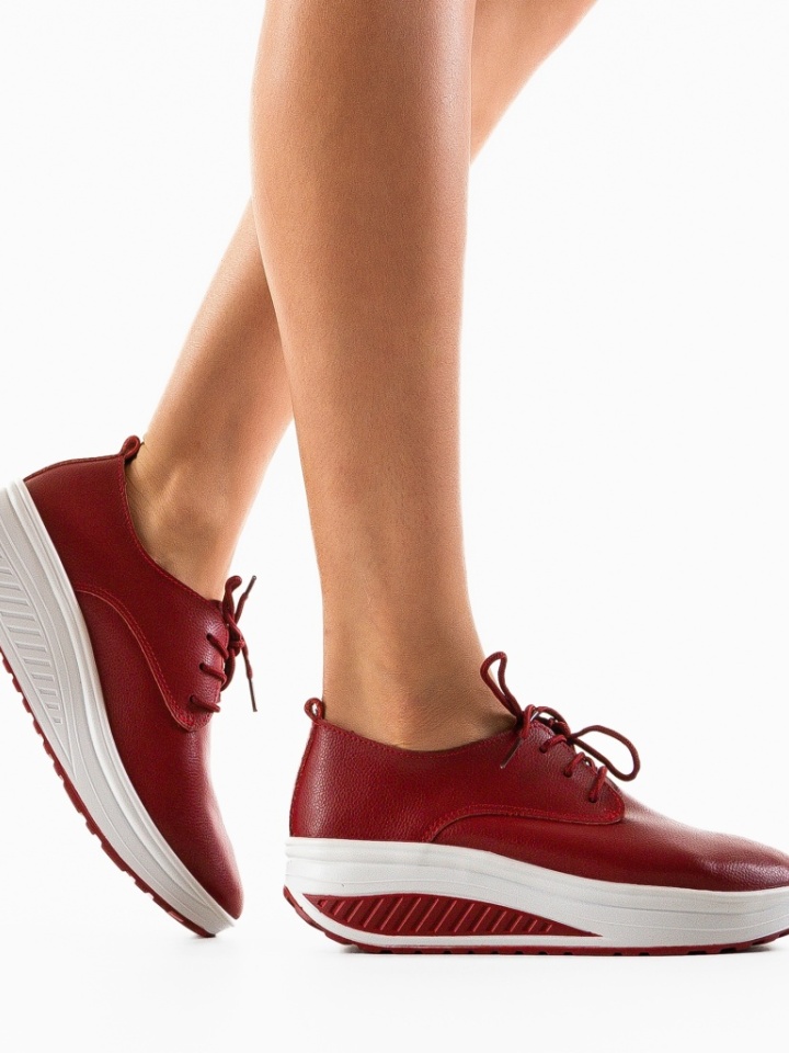 Pantofi Casual Kleak Rosii