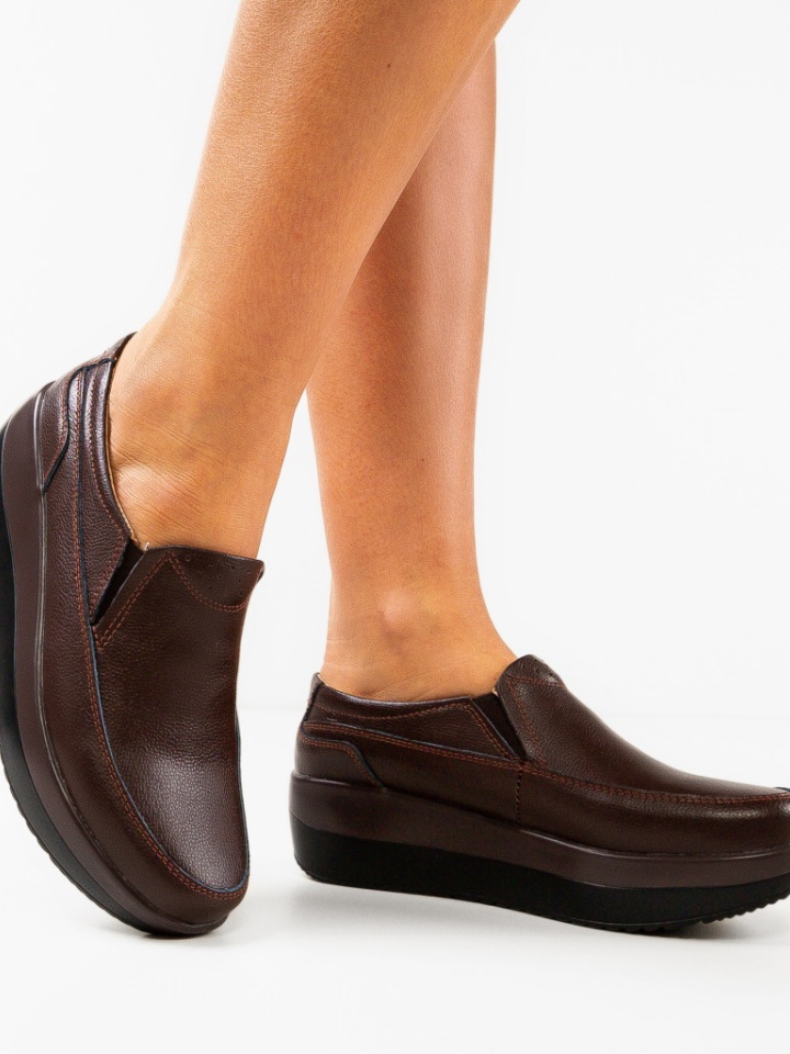 Pantofi Casul Freeman Camel 2