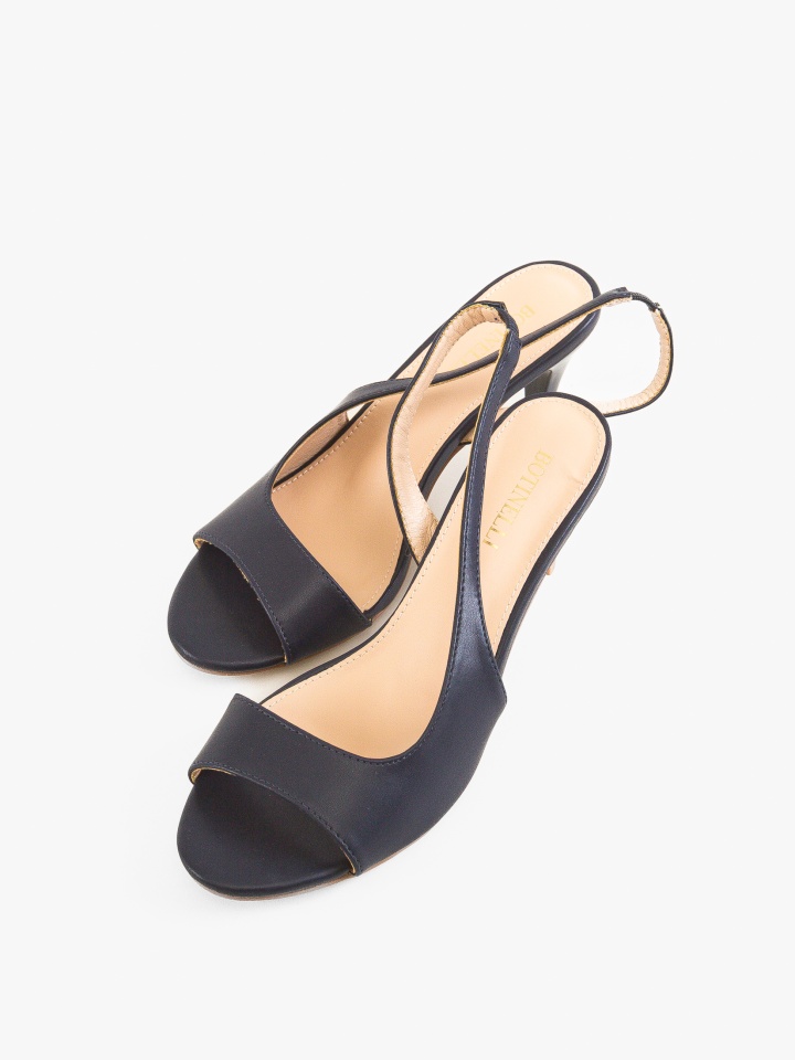 Sandale cu toc Gergy Negri