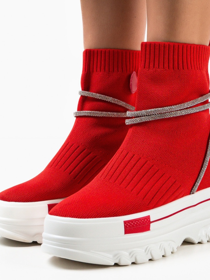 Sneakers dama Noatre Rosii