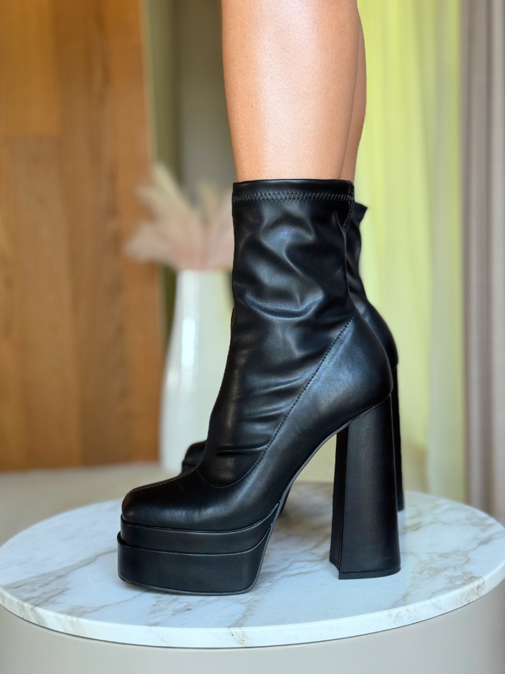 Botine dama Platouy Negre