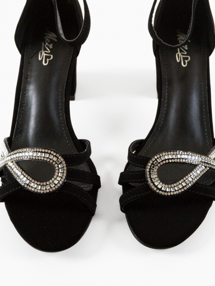 Sandale cu toc Corsant Negre