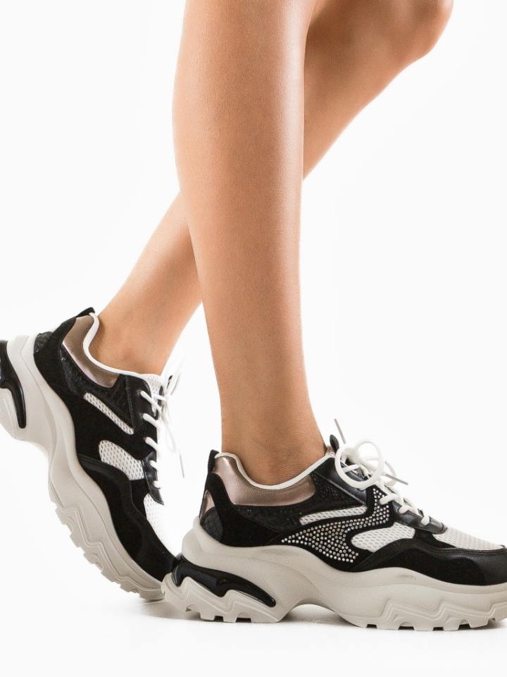 Sneakers dama Leonarda Bej