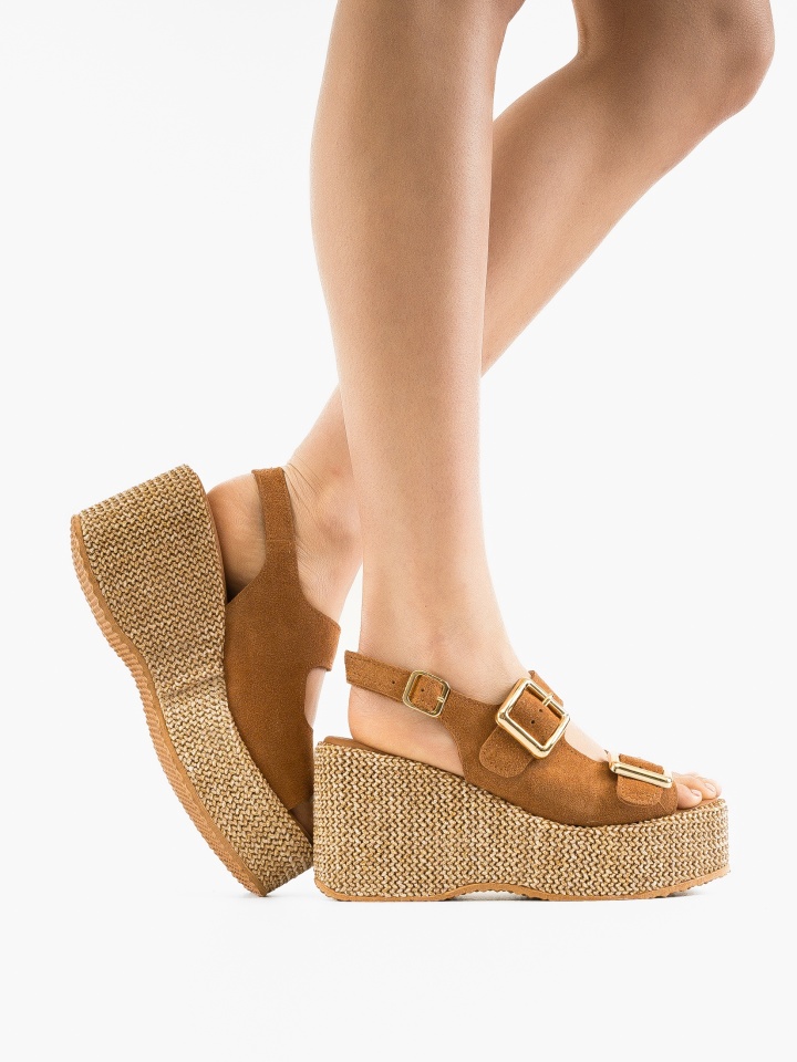 Sandale dama Boreas Camel