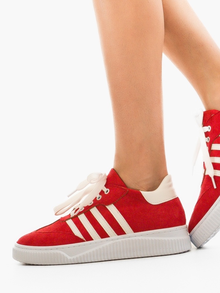 Sneakers dama Crimson Rosii