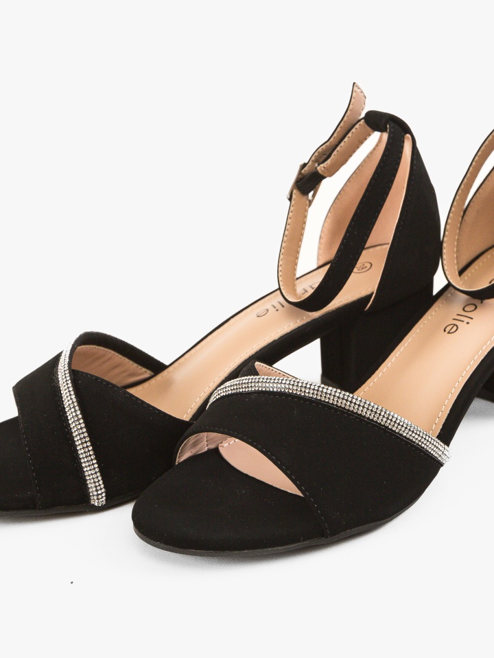 Sandale cu toc Ewan Aurii 2