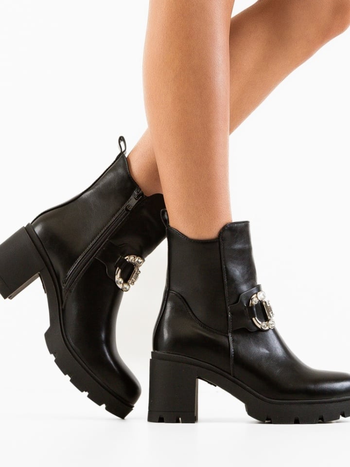 Botine dama Yancy Negre