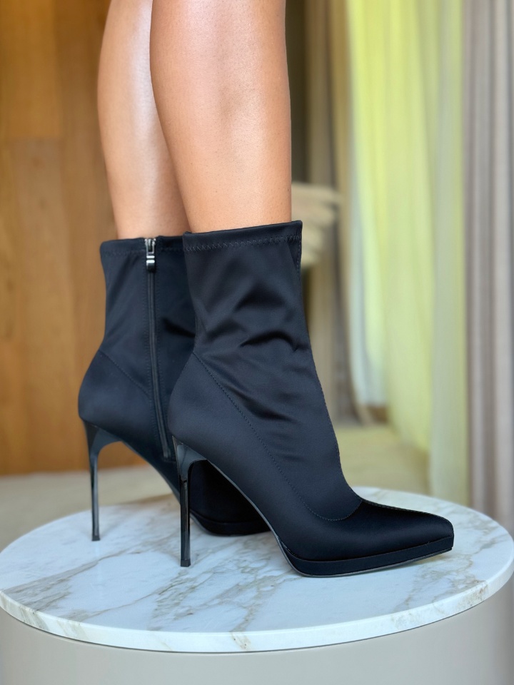 Botine dama Scarl Negre 2