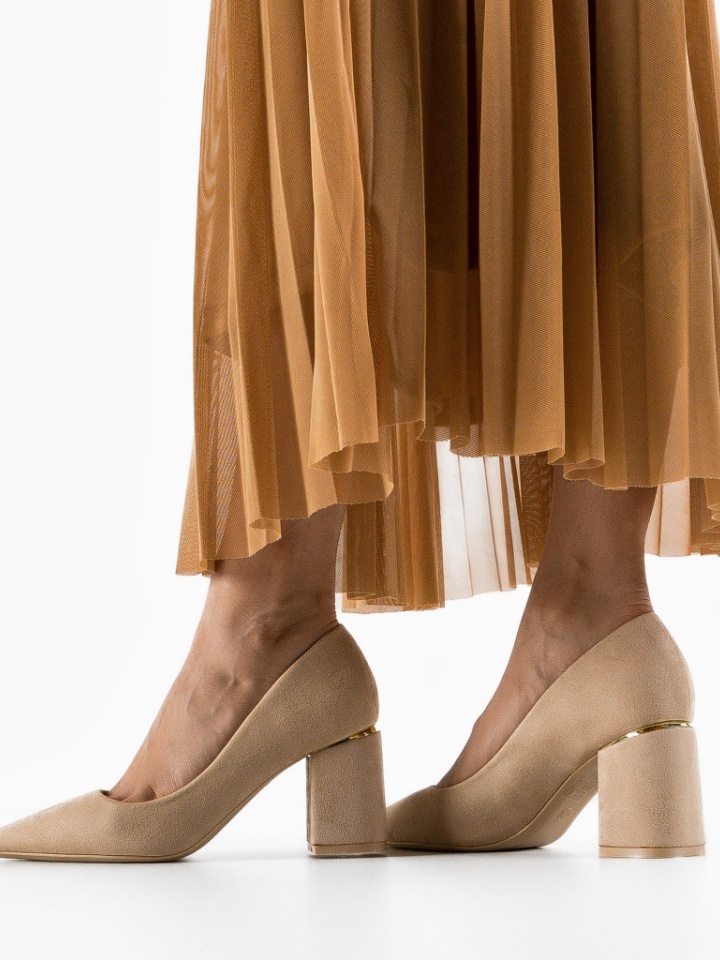 Pantofi dama Isar Bej 2