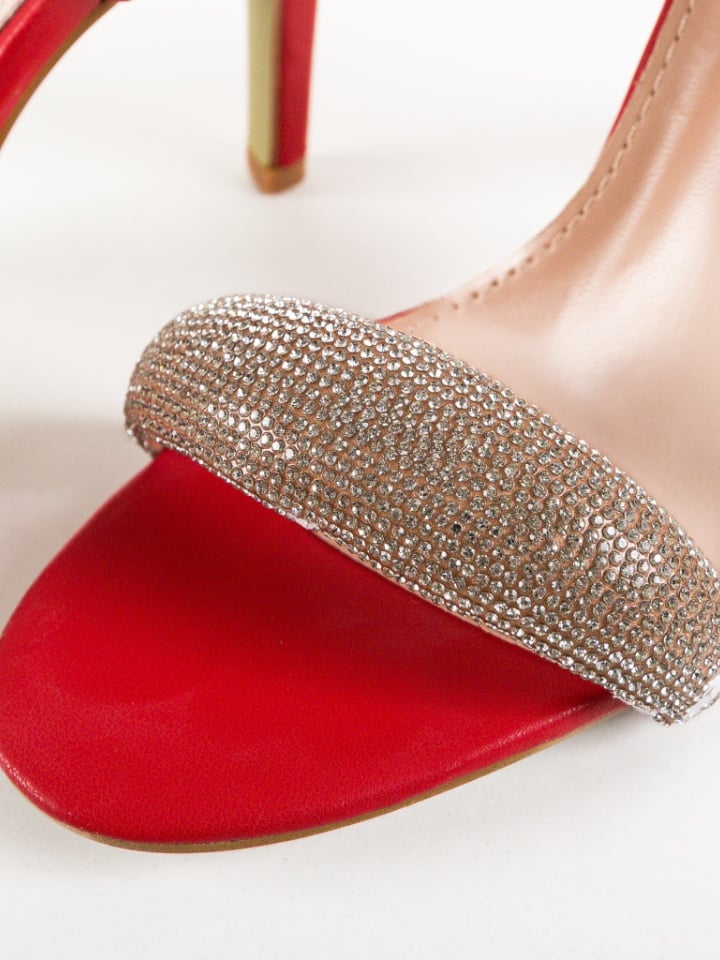 Sandale cu toc Cybill Nude