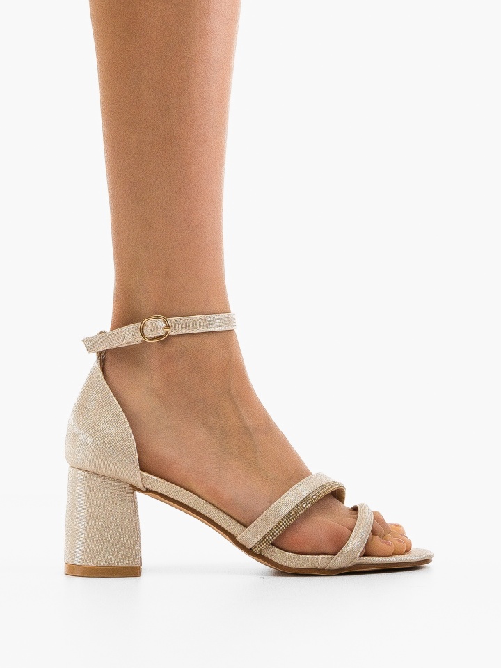 Sandale cu toc Ligge Negri