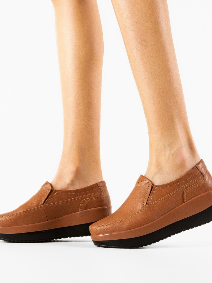 Pantofi Casul Freeman Camel 2