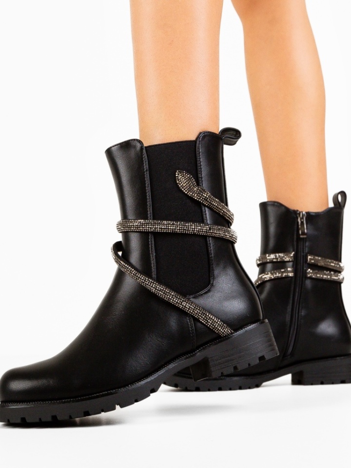 Ghete dama Tucker Negre