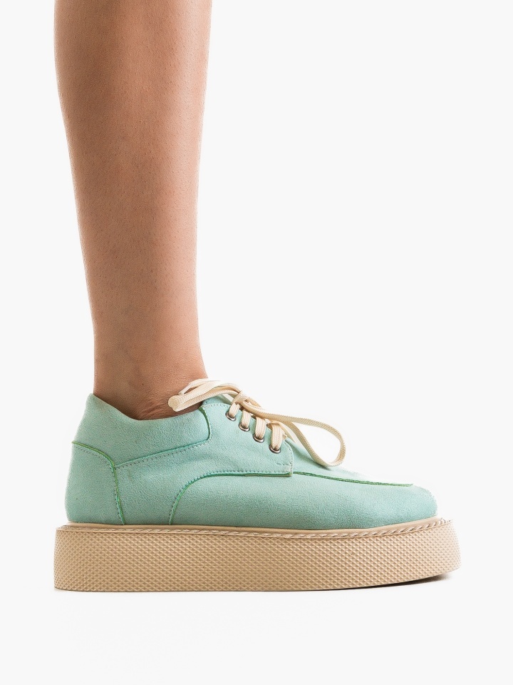 Pantofi Casual Fagen Turcoaz 2