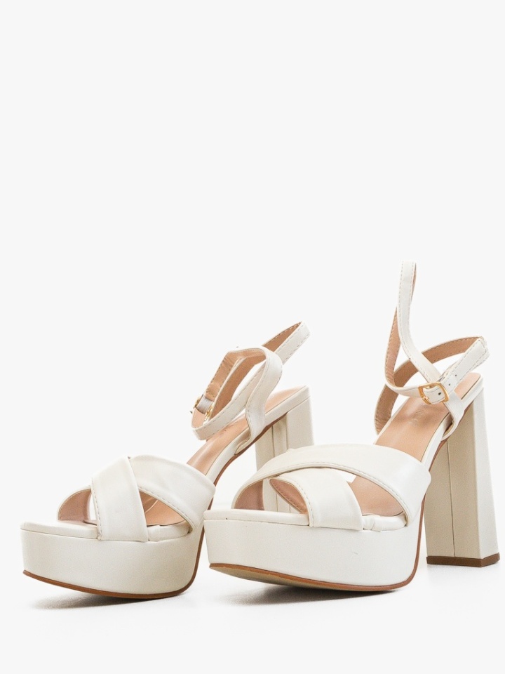 Sandale cu toc Jessica Nude
