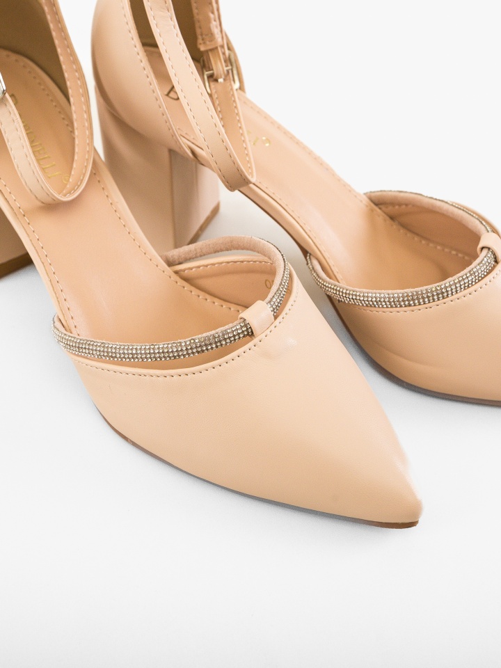 Pantofi dama Lynes Bej 2