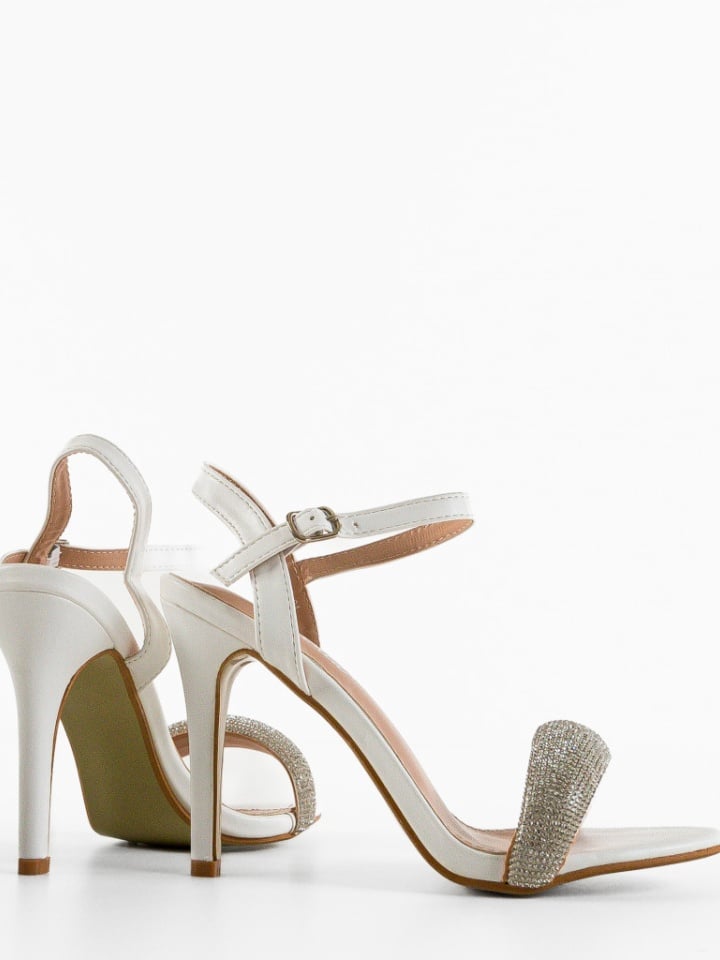 Sandale cu toc Cybill Nude