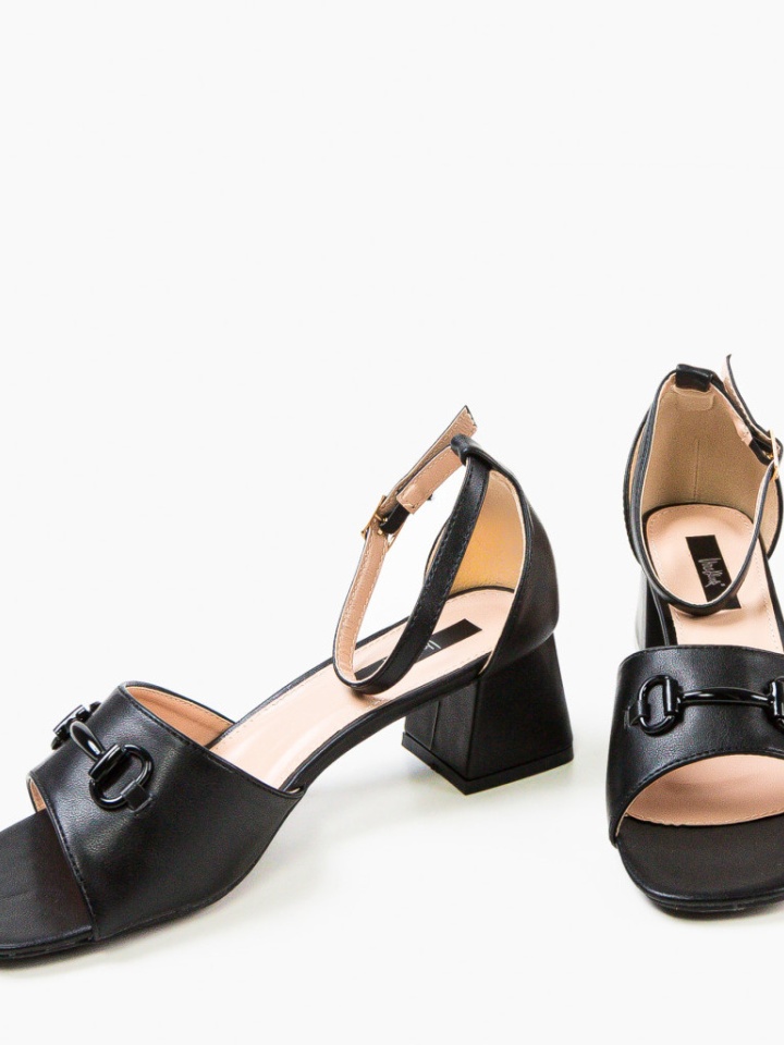 Sandale cu toc Lutgar Negre