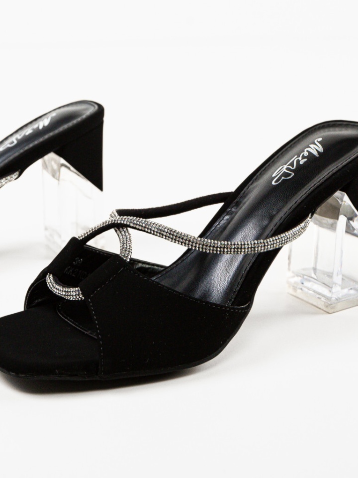 Saboti cu toc Baltimore Negre