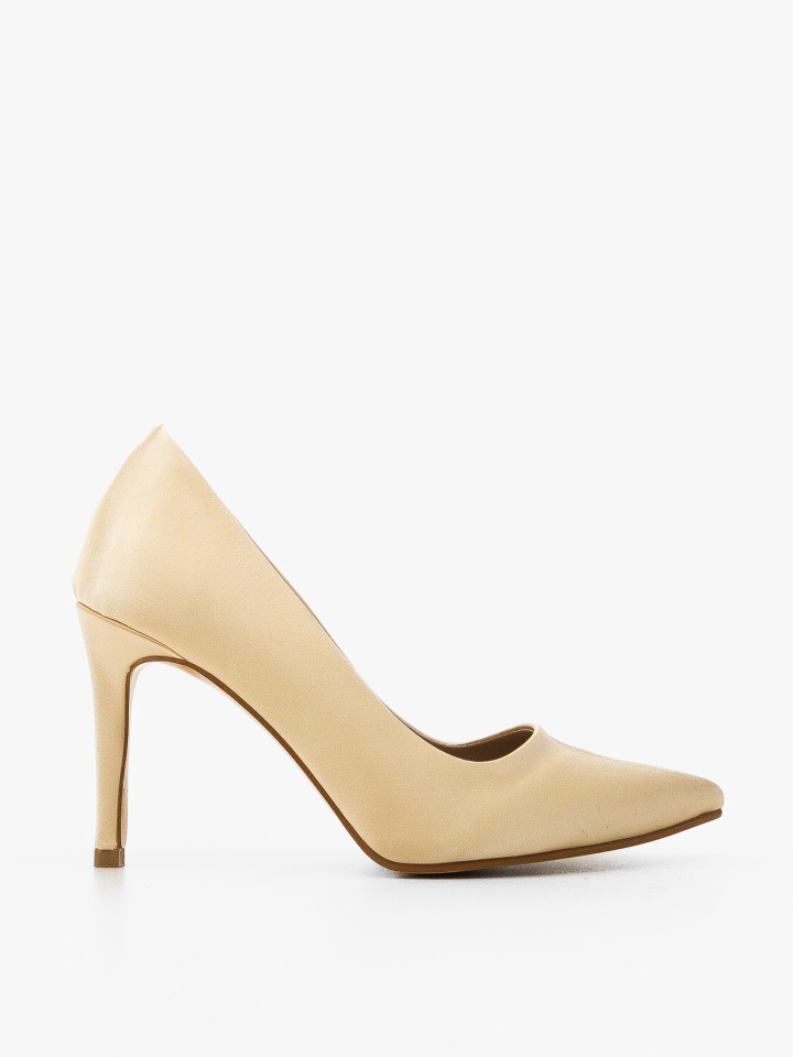 Pantofi cu toc Weps Bej 4