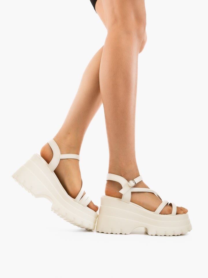 Platforme dama Jazez Albe