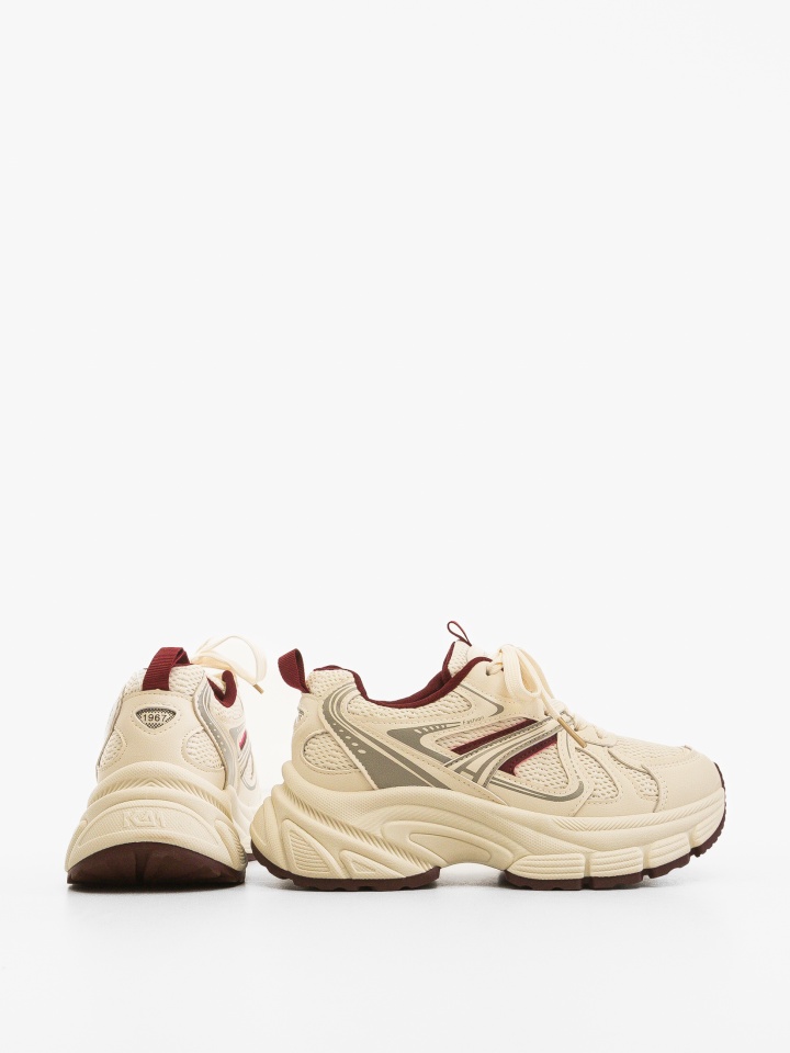 Sneakers dama Liisa Bej 2