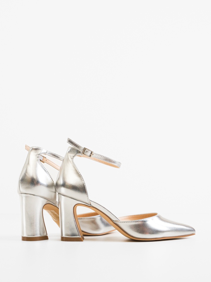 Pantofi dama Jeremy Argintii