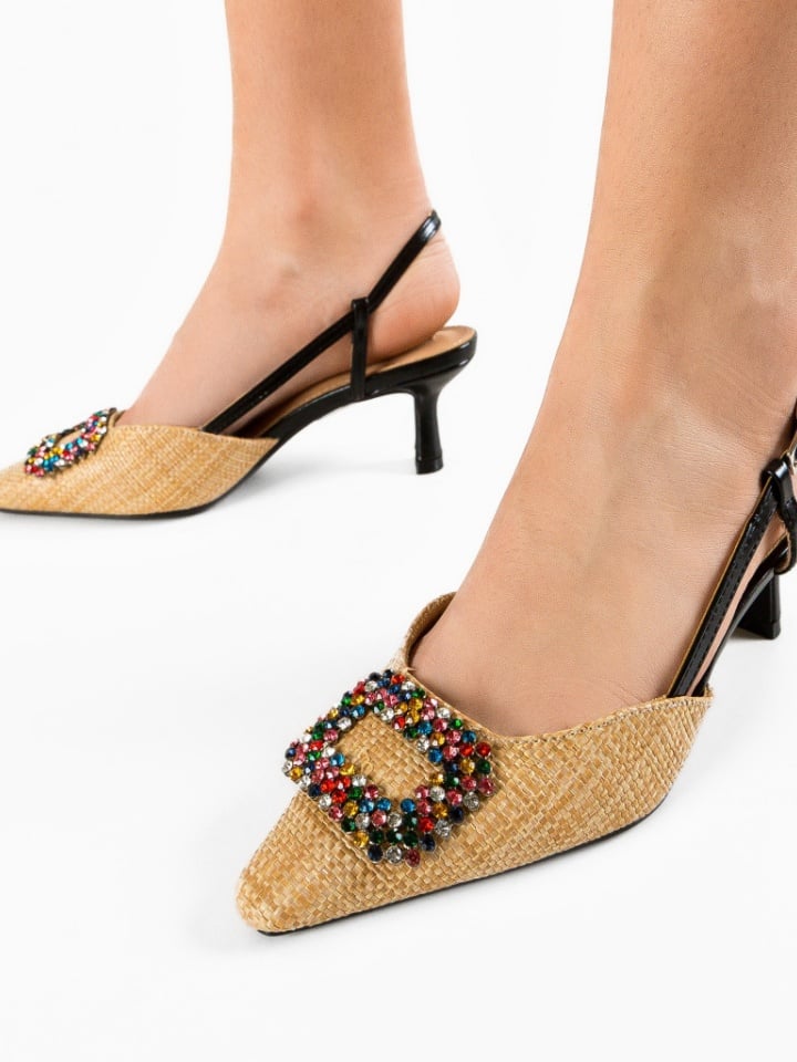 Pantofi dama Rafiana Bej