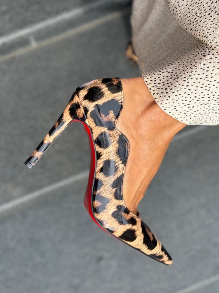 Pantofi stiletto dama Stypas Print 2