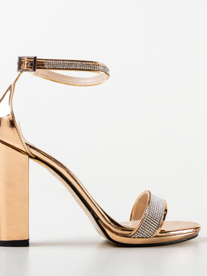 Sandale cu toc Crimson Negre