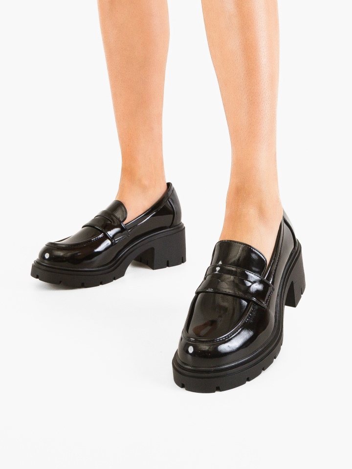 Pantofi dama cu toc Russe Negri 2