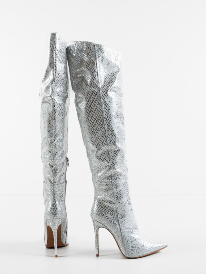 Cizme cu toc Bybyam Galbene