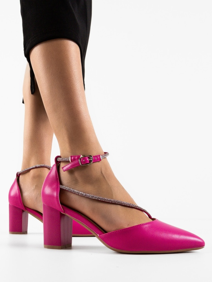Pantofi cu toc Zayat Fuchsia