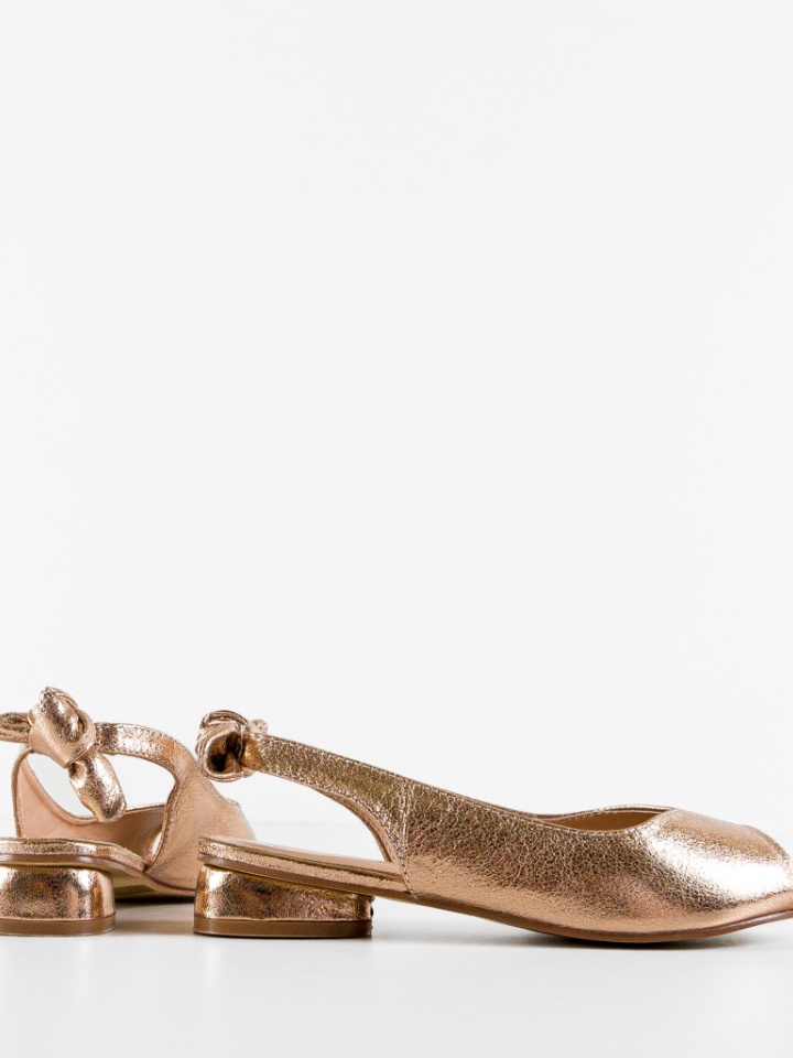 Sandale cu toc Wojc Aurii 2