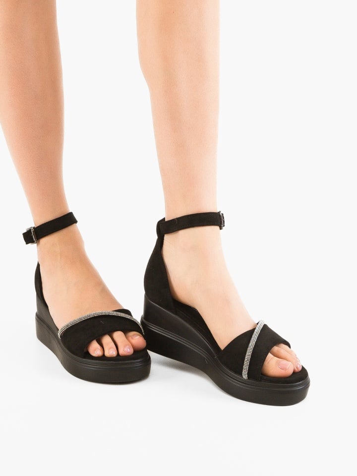 Sandale dama Holt Negre