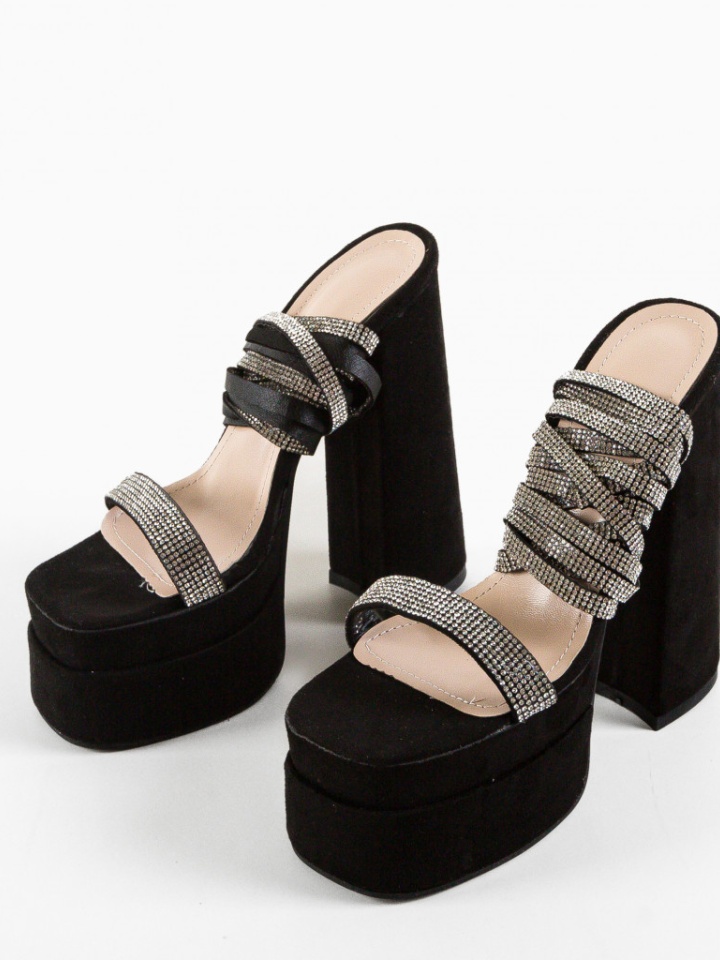 Sandale dama Strap Negre 2