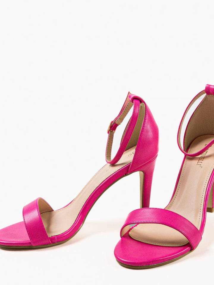 Sandale cu toc Rekoman Negre