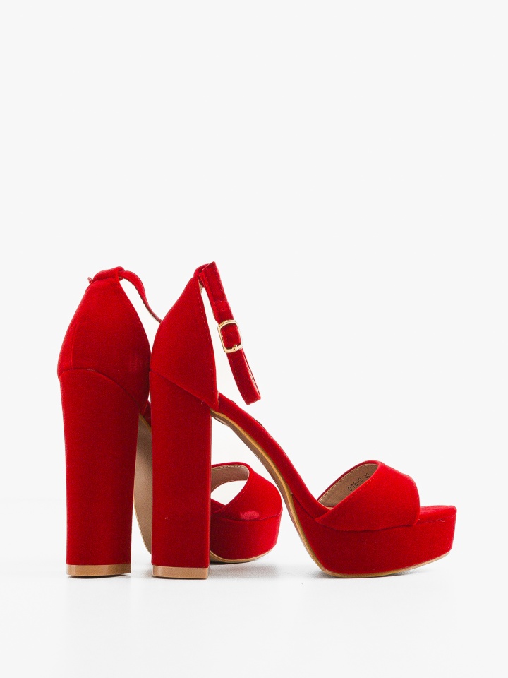 Sandale cu toc Stuart Negre